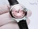 Replica Ballon Bleu De Cartier Ladies Watch Pink Dial Black leather band 33mm (7)_th.jpg